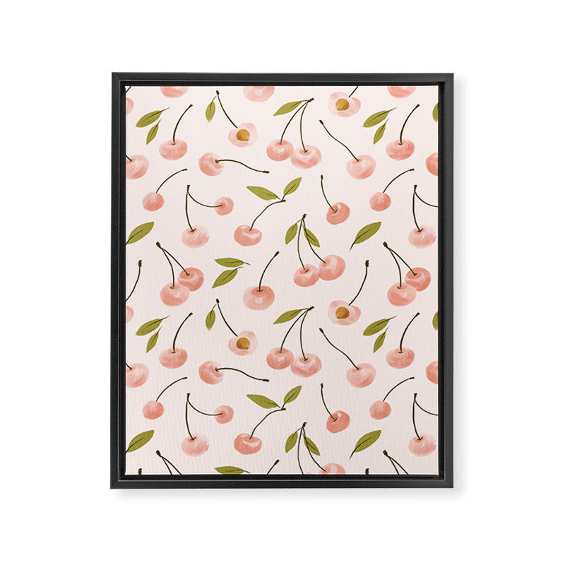 Pink cherry Framed Canvas Print Gallery Image 8
