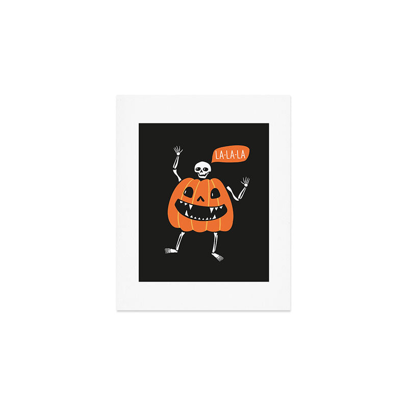 Pumpkin costume Art Print Gallery Image 1