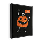 Pumpkin costume Framed Canvas Print Gallery Image 2