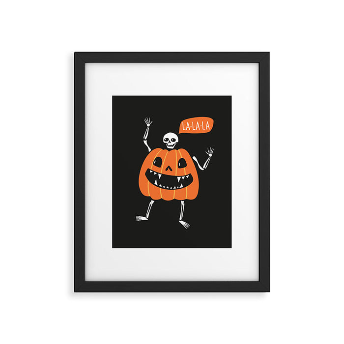 Pumpkin costume Framed Art Print Gallery Image 1