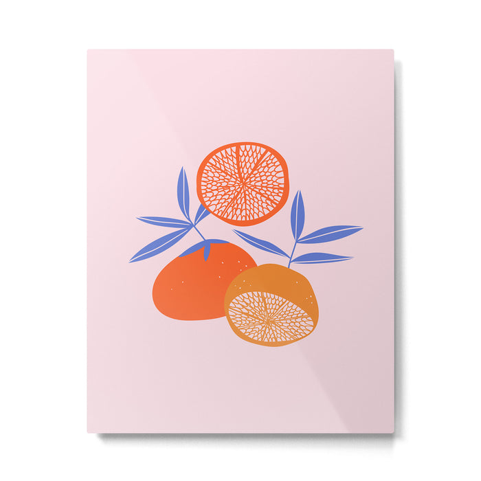 Sweet citrus Metal Print Gallery Image 1