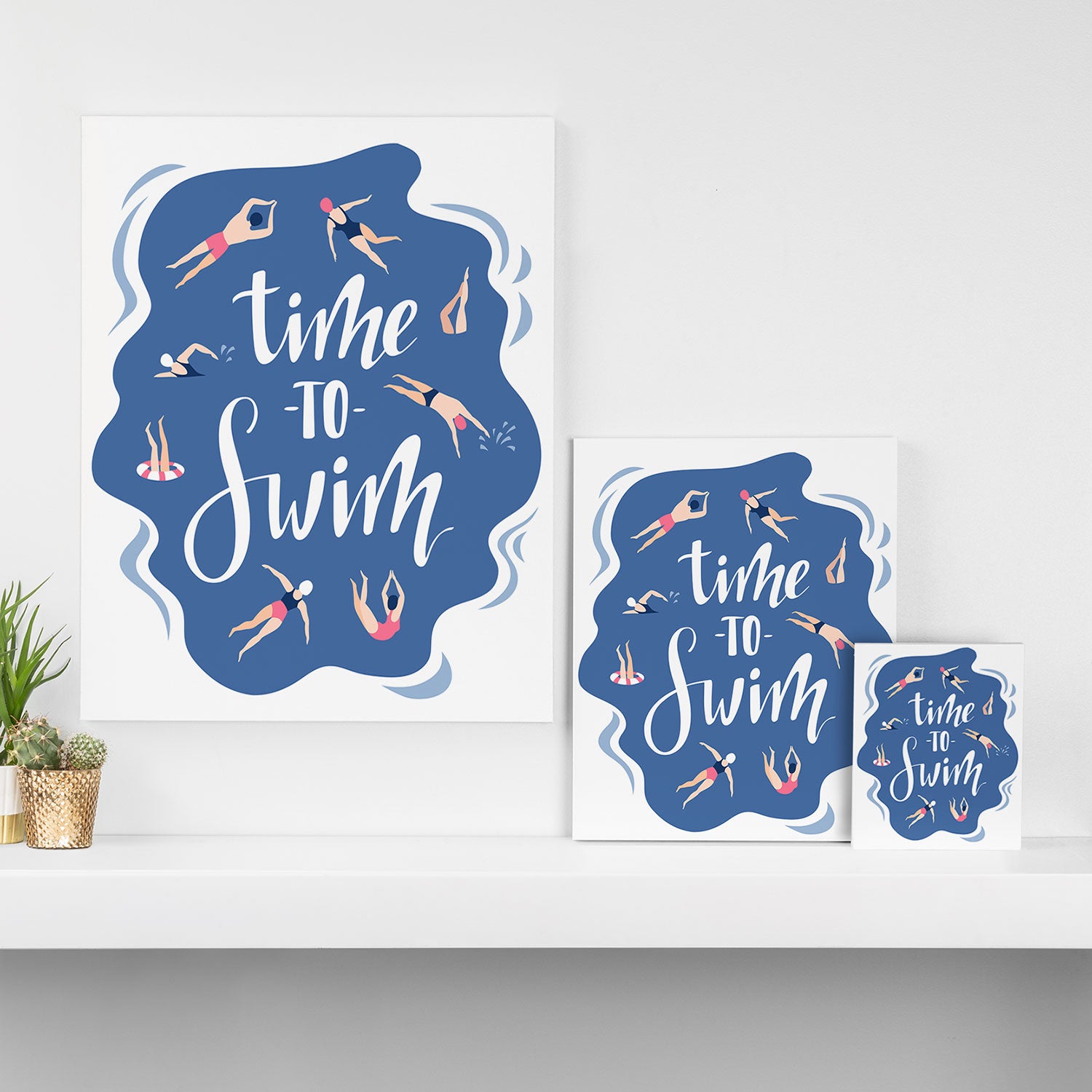 Swimming pool Canvas Print Gallery Image 3