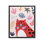 Wild cats Framed Canvas Print Gallery Image 8