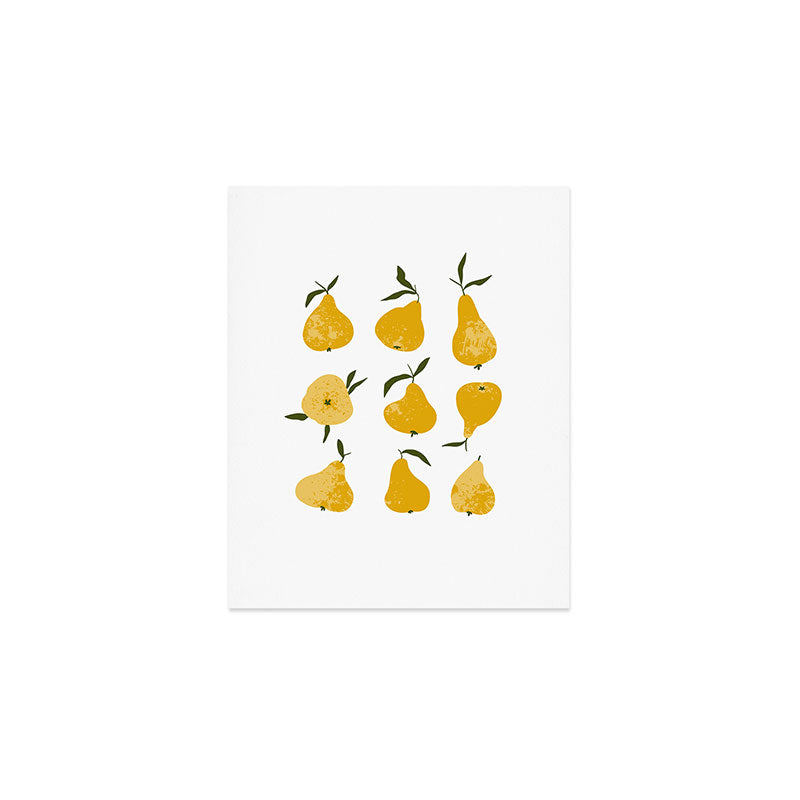 Yellow pear Art Print Gallery Image 1
