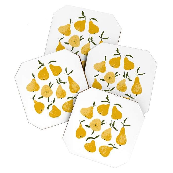 Yellow pear Coaster Gallery Image 1