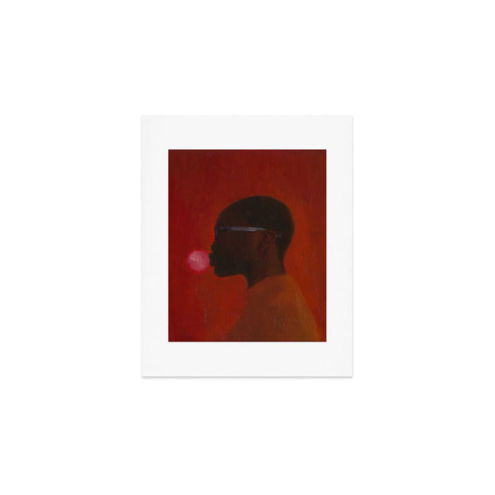 Red umbra Art Print Gallery Image 1