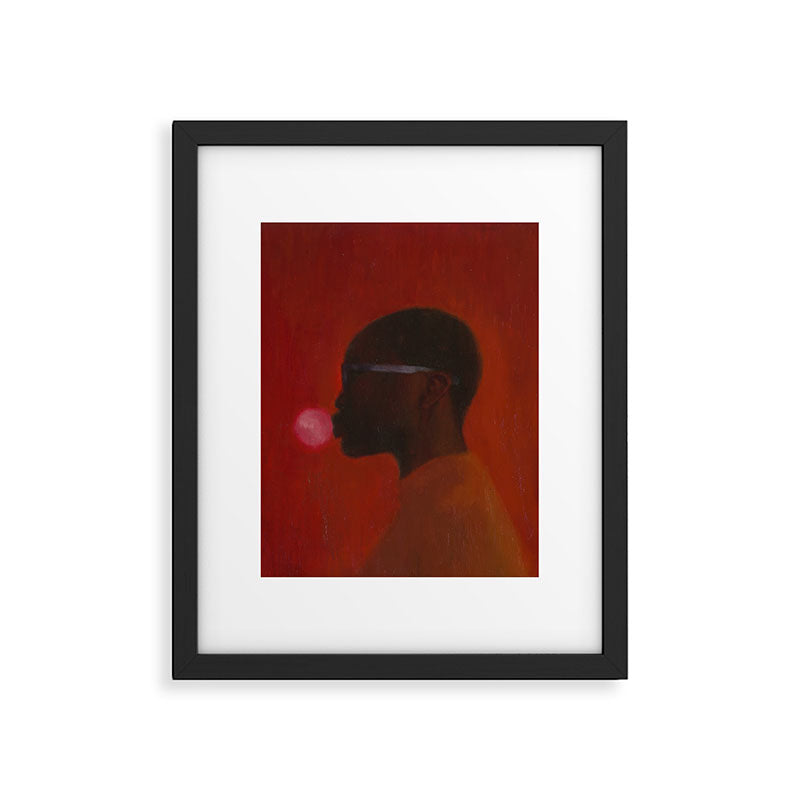 Red umbra Framed Art Print Gallery Image 6
