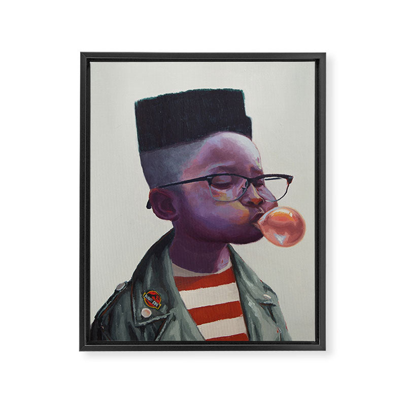 What's the next song? Framed Canvas Print