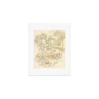 Alphonse Mucha "Anemones, Apple Blossoms and Narcissis" Art Print Gallery Image 1