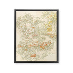 Alphonse Mucha "Anemones, Apple Blossoms and Narcissis" Framed Canvas Print Gallery Image 6