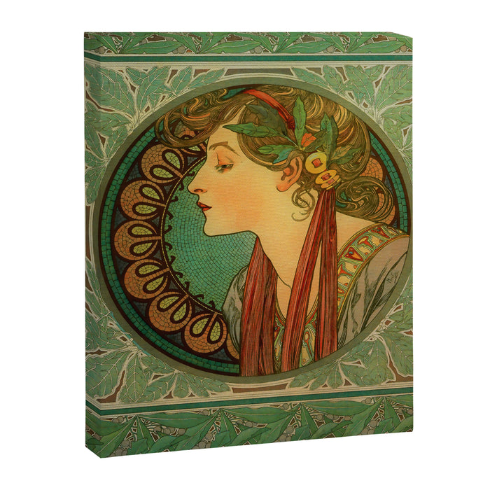 Alphonse Mucha "Laurel" Canvas Print Gallery Image 1