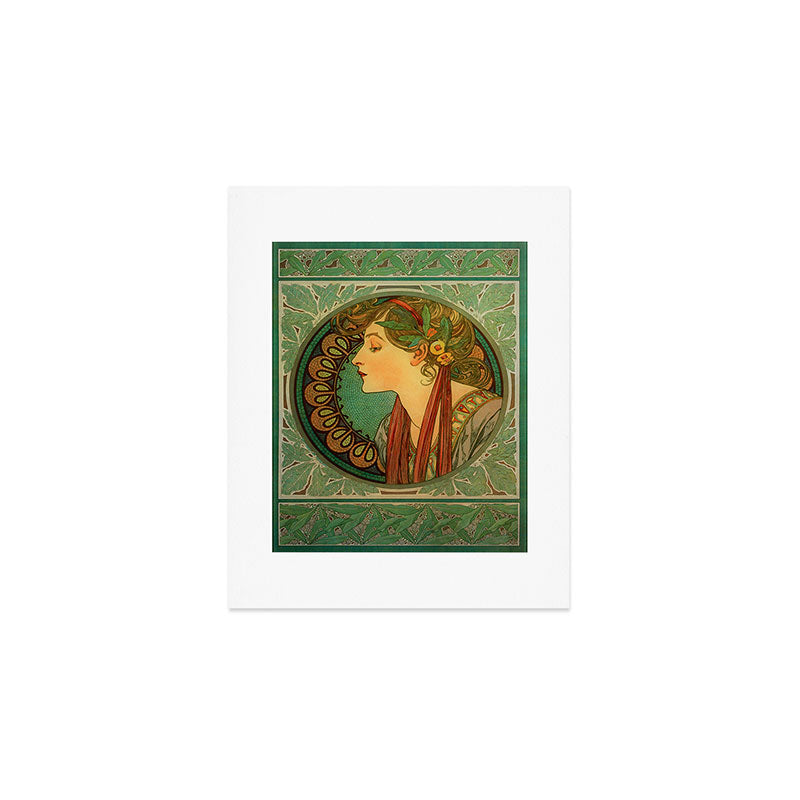 Alphonse Mucha "Laurel" Art Print Gallery Image 1