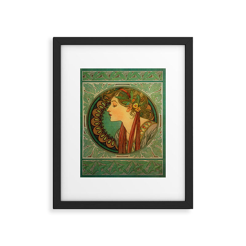 Alphonse Mucha "Laurel" Framed Art Print Gallery Image 4