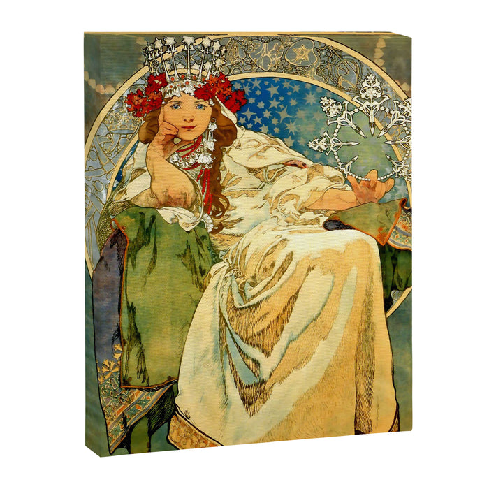 Alphonse Mucha  "Princess Hyacinth" Canvas Print Gallery Image 1
