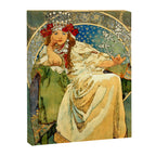 Alphonse Mucha  "Princess Hyacinth" Canvas Print Gallery Image 8
