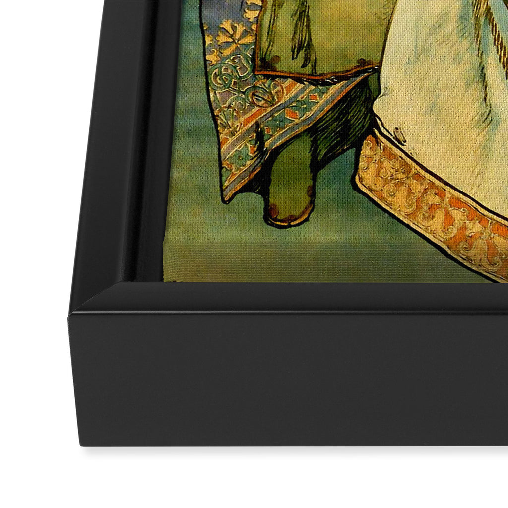 Alphonse Mucha  "Princess Hyacinth" Framed Canvas Print Gallery Image 3