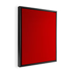 Bright red Framed Canvas Print Gallery Image 2