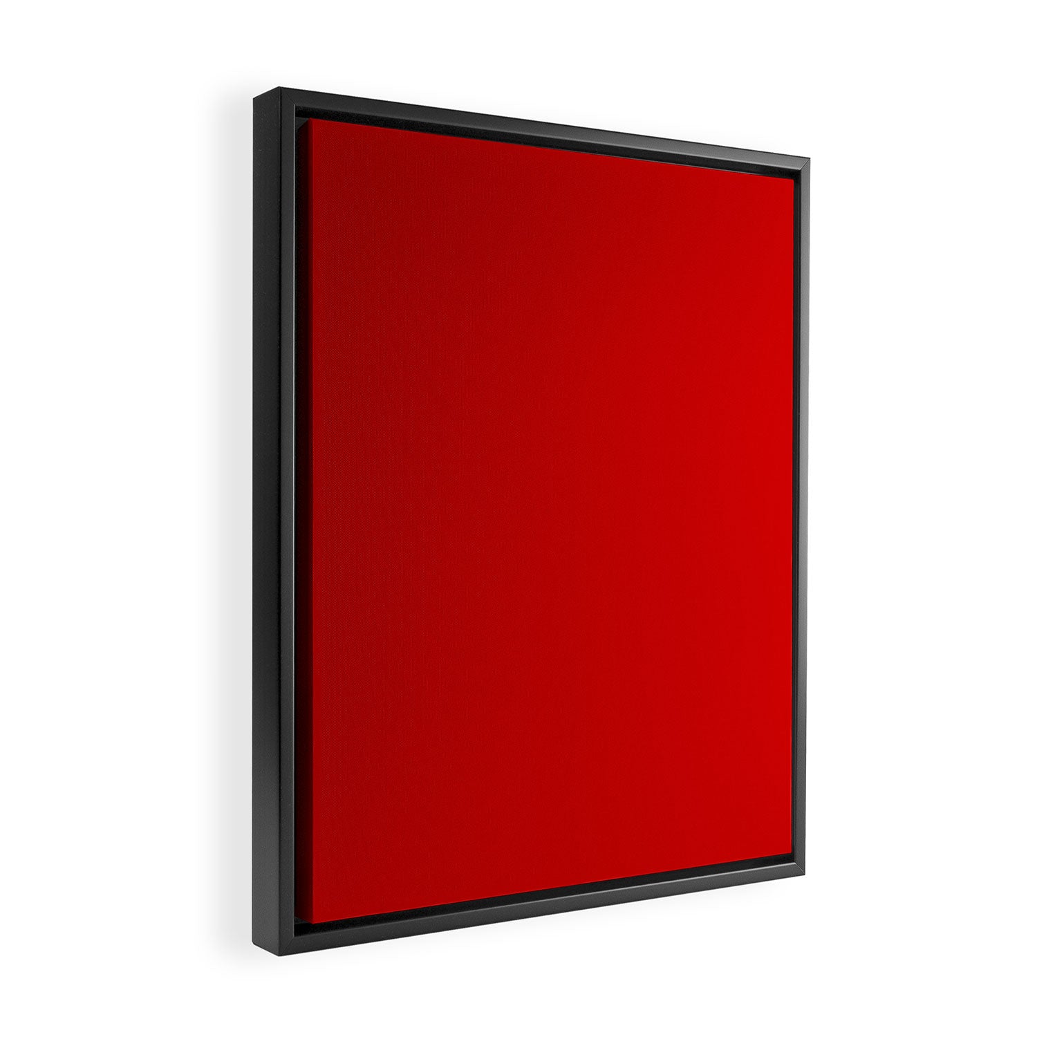 Bright red Framed Canvas Print Gallery Image 2