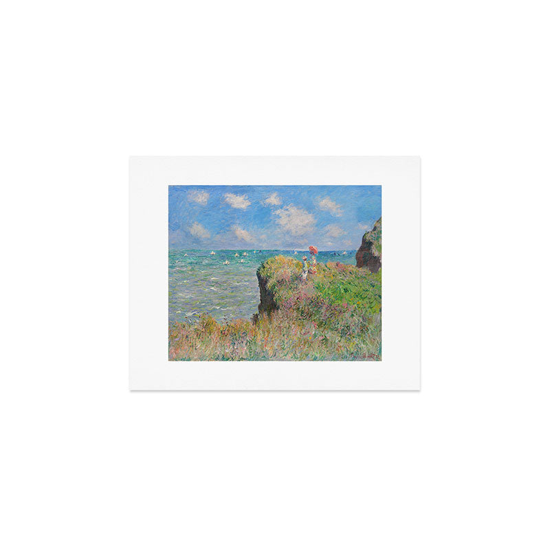 Claude Monet " Cliff Walk at Pourville" Art Print Gallery Image 1
