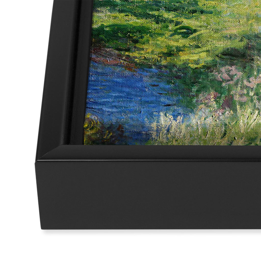 Claude Monet "Coup De Vent" Framed Canvas Print Gallery Image 3