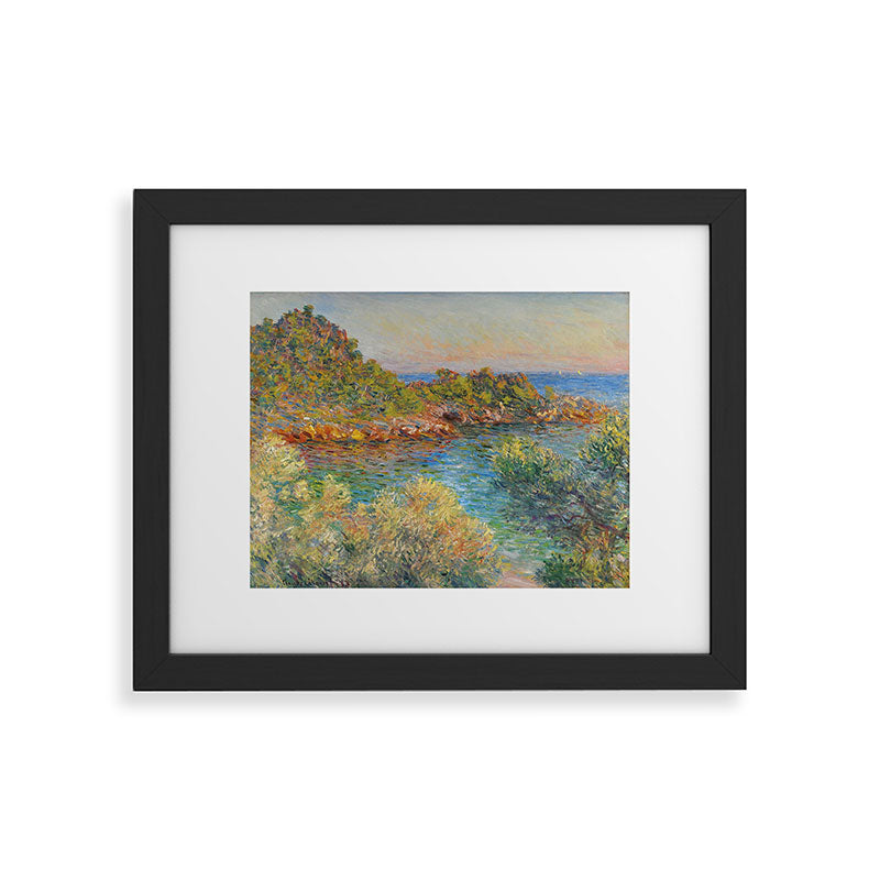 Claude Monet "Landscape near Montecarlo" Framed Art Print Gallery Image 4