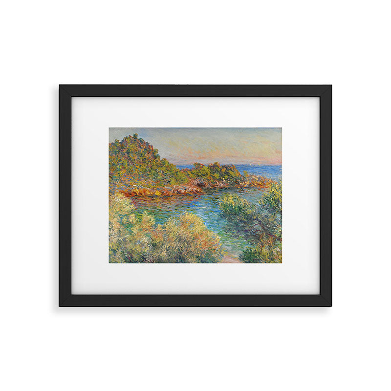 Claude Monet "Landscape near Montecarlo" Framed Art Print Gallery Image 4