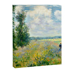 Claude Monet "Poppy Field, Argenteuil" Canvas Print Gallery Image 8