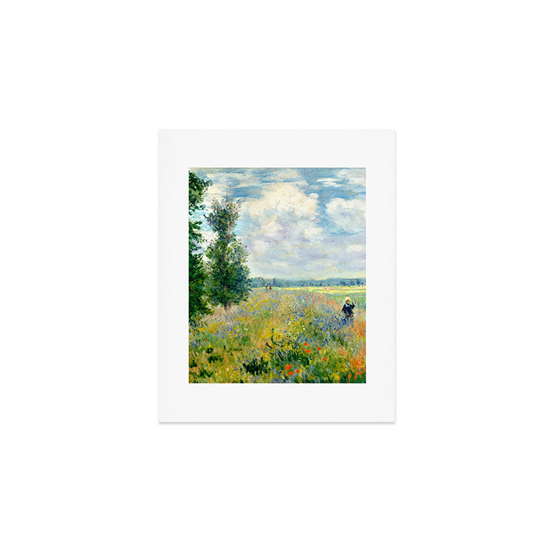 Claude Monet "Poppy Field, Argenteuil" Art Print Gallery Image 1