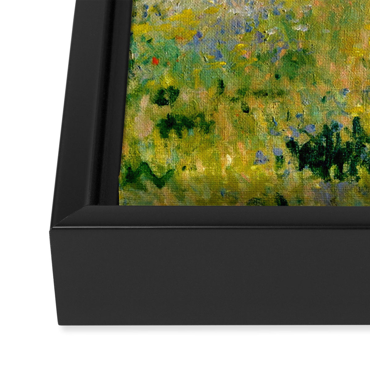 Claude Monet "Poppy Field, Argenteuil" Framed Canvas Print Gallery Image 3