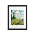 Claude Monet "Poppy Field, Argenteuil" Framed Art Print Gallery Image 4