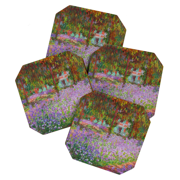 Claude Monet "The Artist's Garden at Giverny" Coaster Gallery Image 1