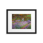 Claude Monet "The Artist's Garden at Giverny" Framed Art Print Gallery Image 6