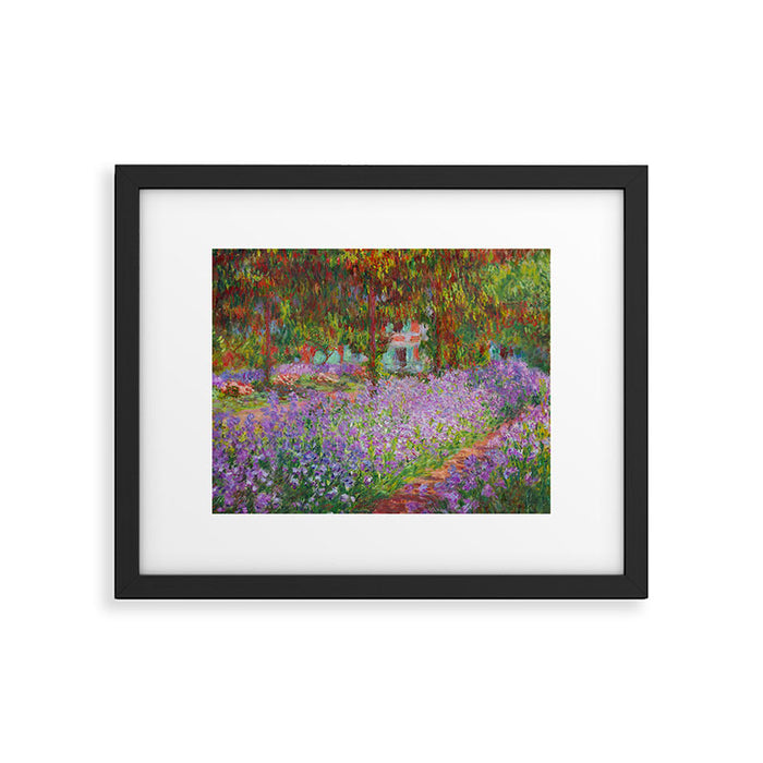 Claude Monet "The Artist's Garden at Giverny" Framed Art Print Gallery Image 1