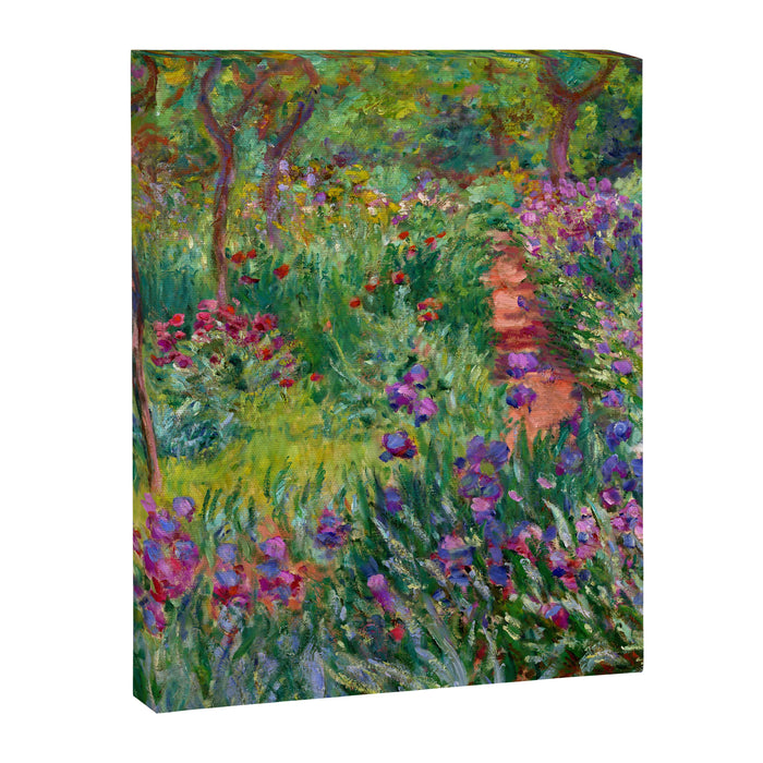 Claude Monet "The Iris Garden at Giverny", 1899-1900 Canvas Print Gallery Image 1