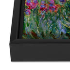 Claude Monet "The Iris Garden at Giverny", 1899-1900 Framed Canvas Print Gallery Image 3