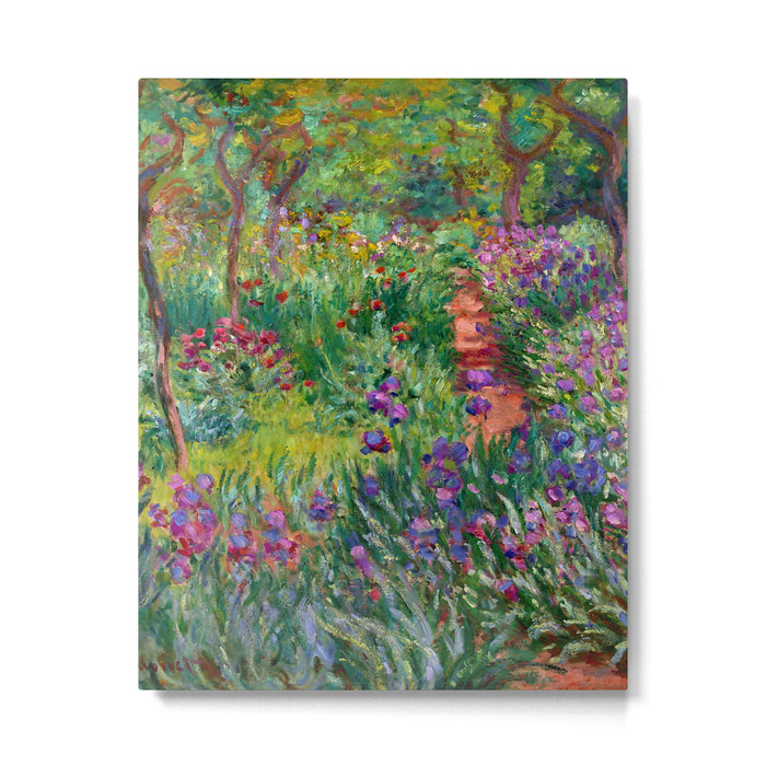 Claude Monet "The Iris Garden at Giverny", 1899-1900 Metal Print Gallery Image 1