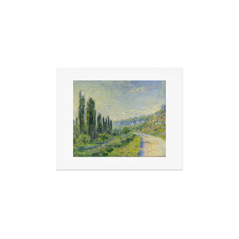 Claude Monet "The Road to Vétheuil" (1880) Art Print Gallery Image 1
