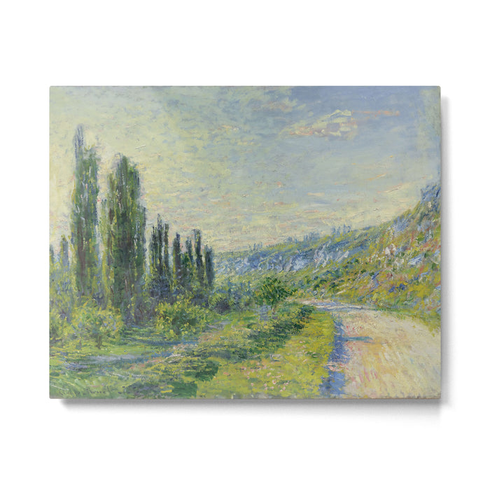 Claude Monet "The Road to Vétheuil" (1880) Metal Print Gallery Image 1