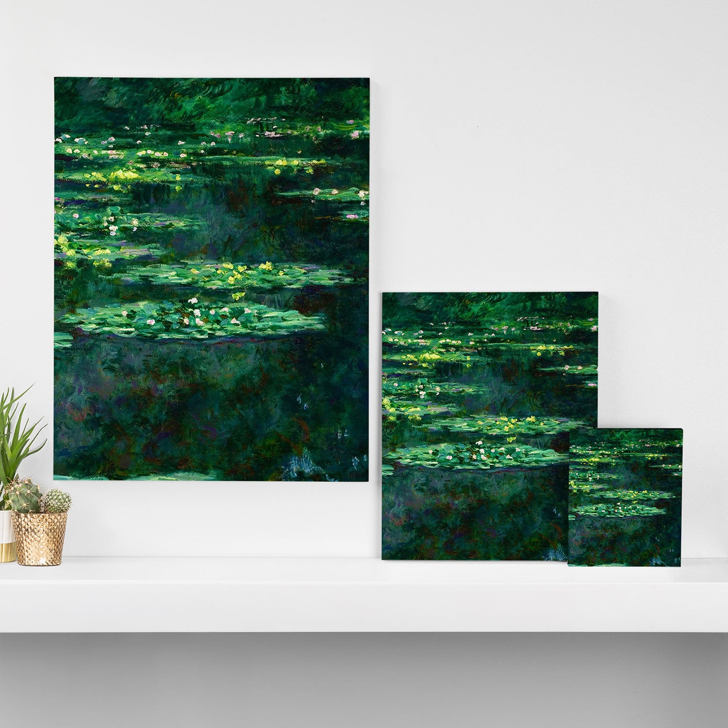 Claude Monet "Water Lilies" (14) Canvas Print Gallery Image 3