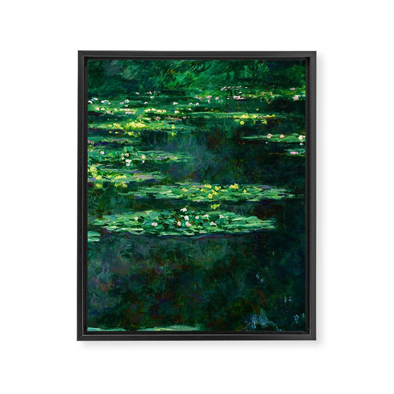Claude Monet "Water Lilies" (14) Framed Canvas Print Gallery Image 8