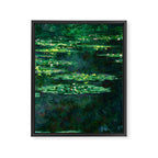 Claude Monet "Water Lilies" (14) Framed Canvas Print Gallery Image 8