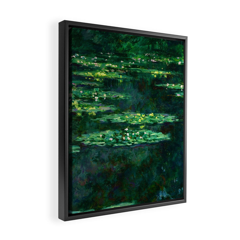 Claude Monet "Water Lilies" (14) Framed Canvas Print Gallery Image 2