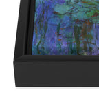 Claude Monet "Water Lilies" (7) Framed Canvas Print Gallery Image 3