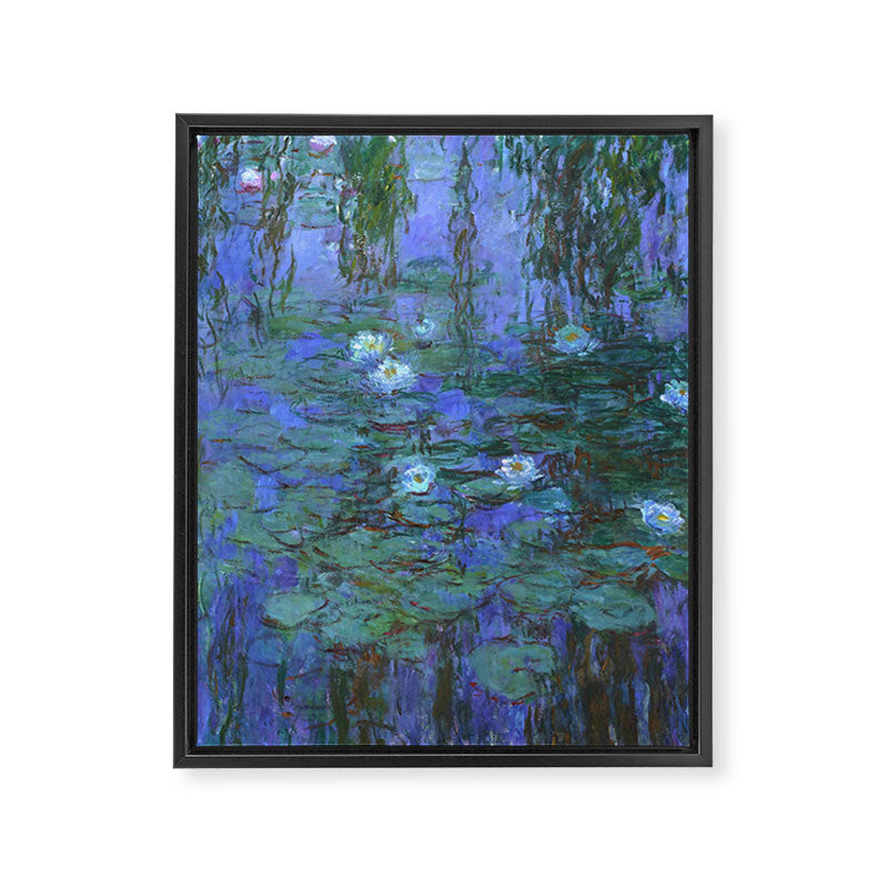 Claude Monet "Water Lilies" (7) Framed Canvas Print Gallery Image 8