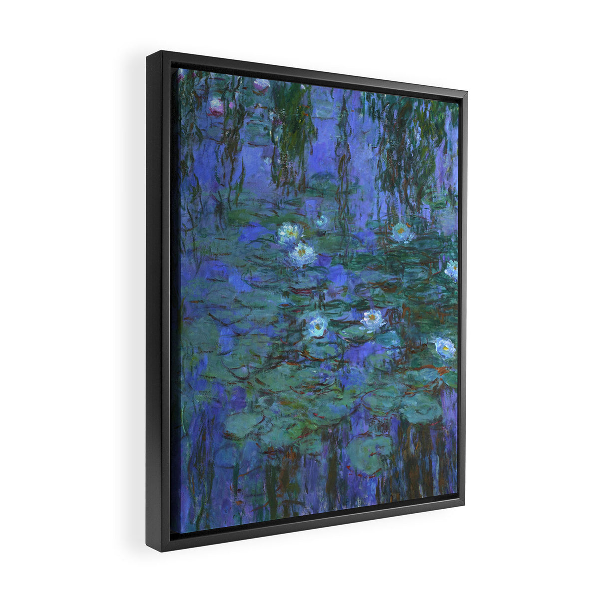 Claude Monet "Water Lilies" (7) Framed Canvas Print Gallery Image 2
