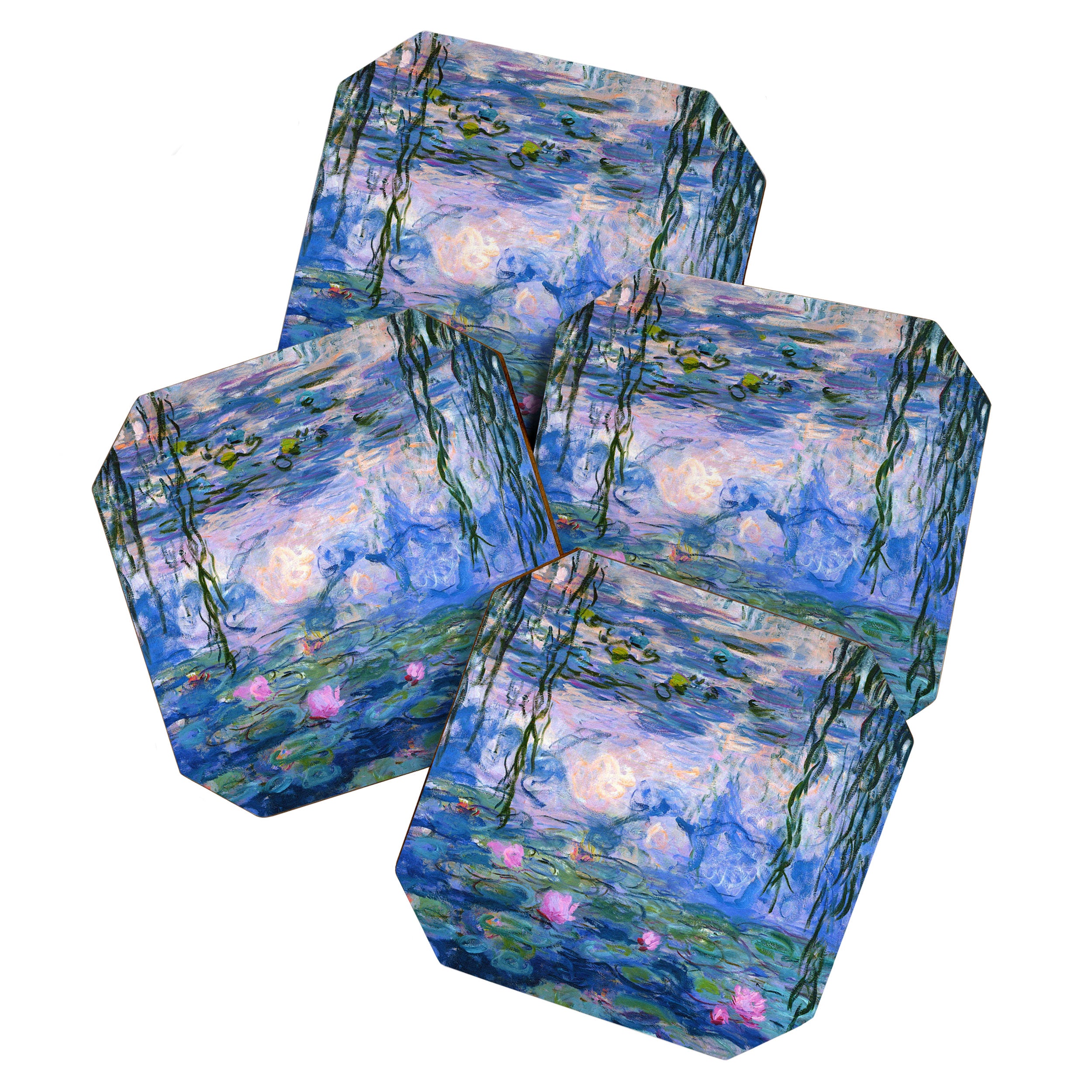 Claude Monet "Water Lilies(NymphÃ©as)" (9) 1916-19.jpg Coaster Gallery Image 1