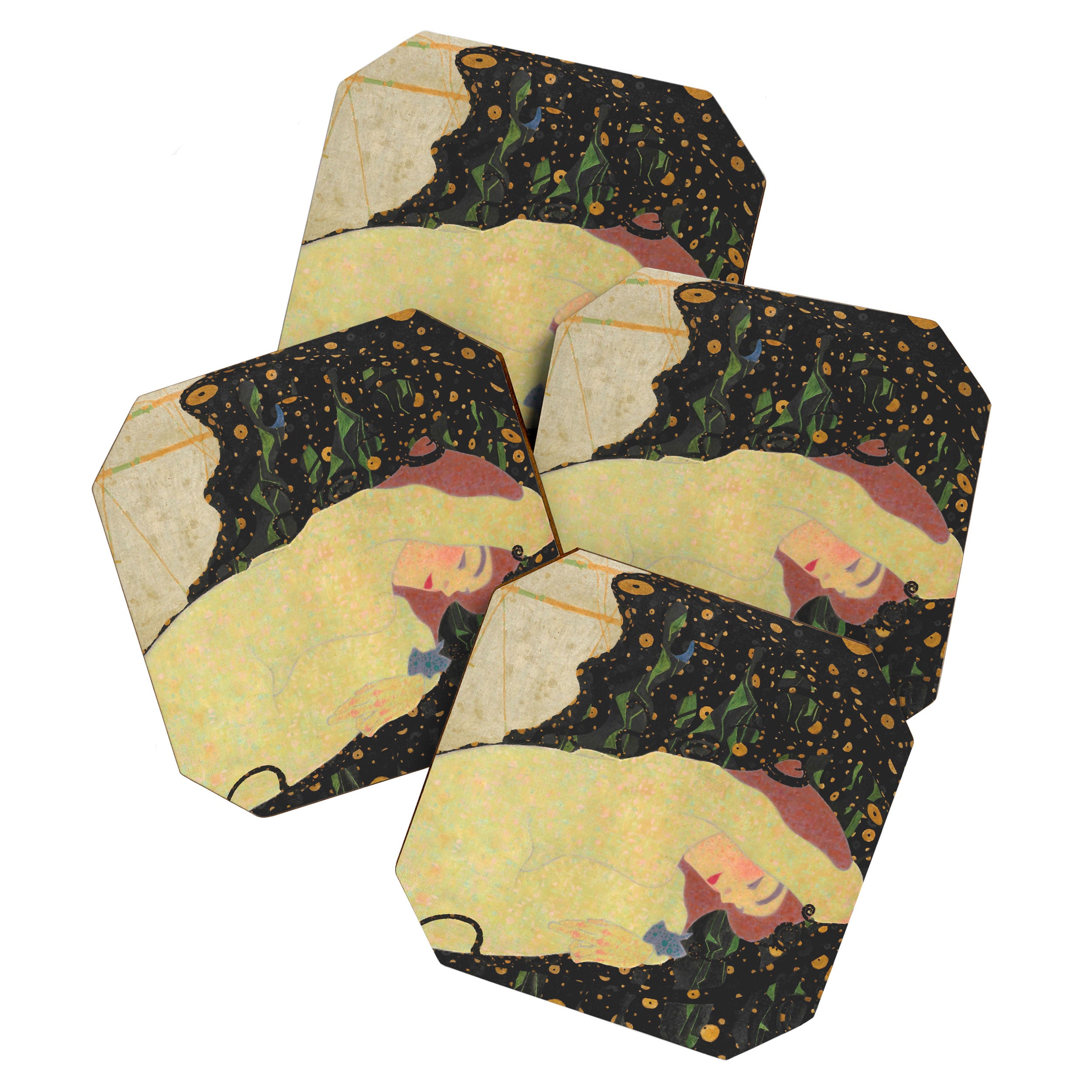 Egon Schiele "Daneae" Coaster Gallery Image 1