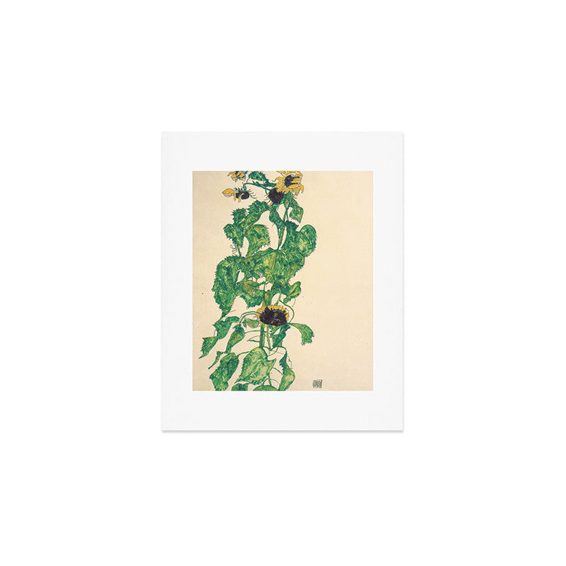 Egon Schiele "Sonnenblumen" Art Print Gallery Image 1