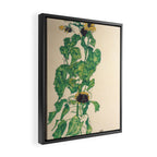 Egon Schiele "Sonnenblumen" Framed Canvas Print Gallery Image 2
