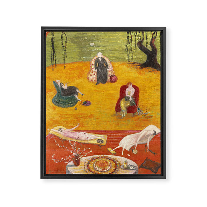 Florine Stettheimer "Heat" Framed Canvas Print Gallery Image 1